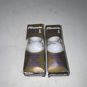 2-3 Pack Pinnacle Gold For Women #1 & #4 New Golf Balls (total of 6 balls)